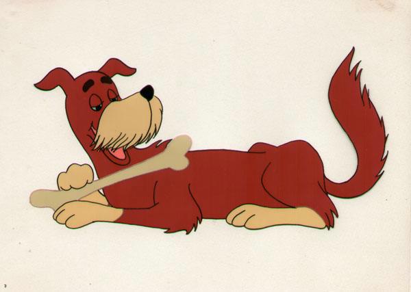 Пес с костью