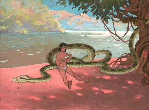 Маугли и Каа