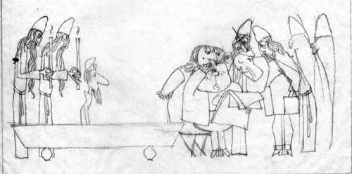 На съемочной площадке: "Похороны боярина"