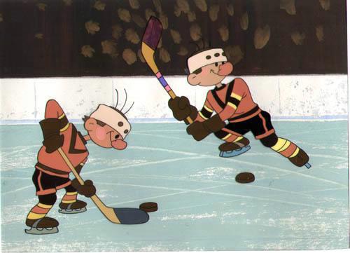 Два хоккеиста