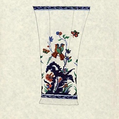 Роспись трюковой вазы