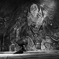 Эпизод из фильма: Покаяние царя Ивана перед фрезкой "Страшный суд"
