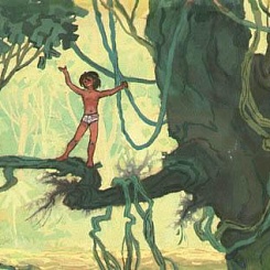 Маугли на дереве